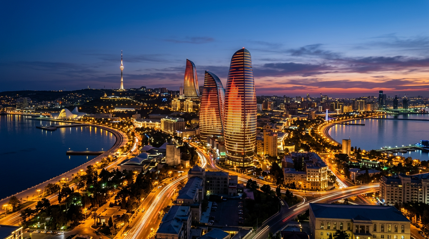 מגדלי הלהבה פיירמונט (Fairmont Baku, Flame Towers)