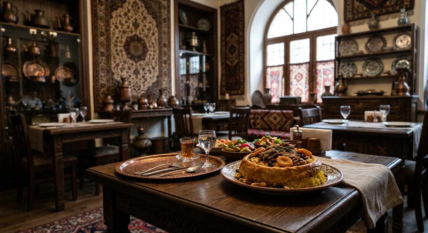 מסעדת מוזיאון שירבאנשאה (Shirvanshah Museum Restaurant)