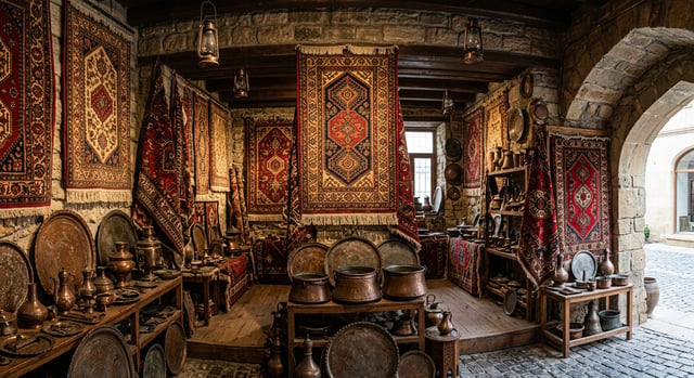 גלריית עתיקות ושטיחים אליאב (Aliyev Carpets & Antiques)