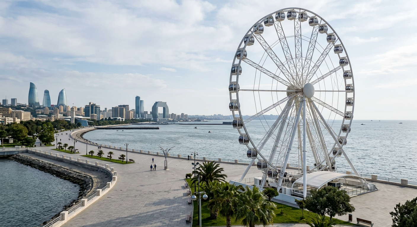 גלגל הענק "עין באקו" (Baku Ferris Wheel / Baku Eye)