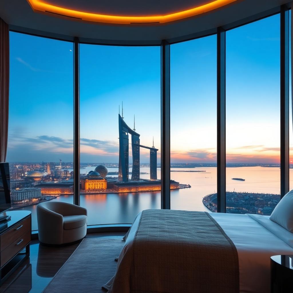 Fairmont Baku, Flame Towers: יוקרה מודרנית עם נוף רחב